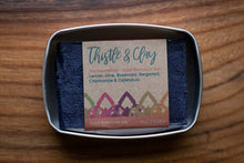 Load image into Gallery viewer, Vegan Solid Shampoo Bar 80g in Tin (Organic Ingredients)